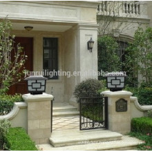 decorative led solar gate lamps